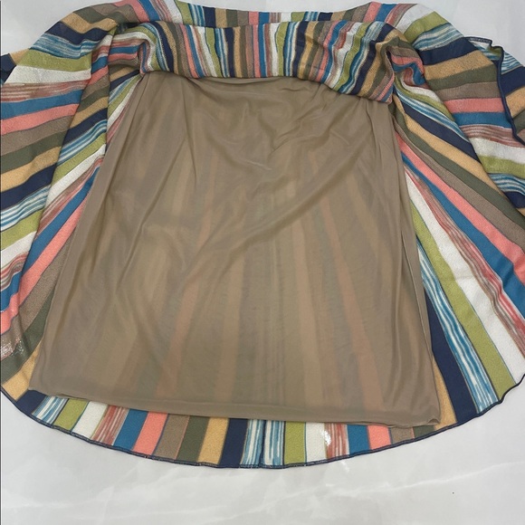 Missoni Vibrant Striped A-Line Skirt - Picture 6 of 7